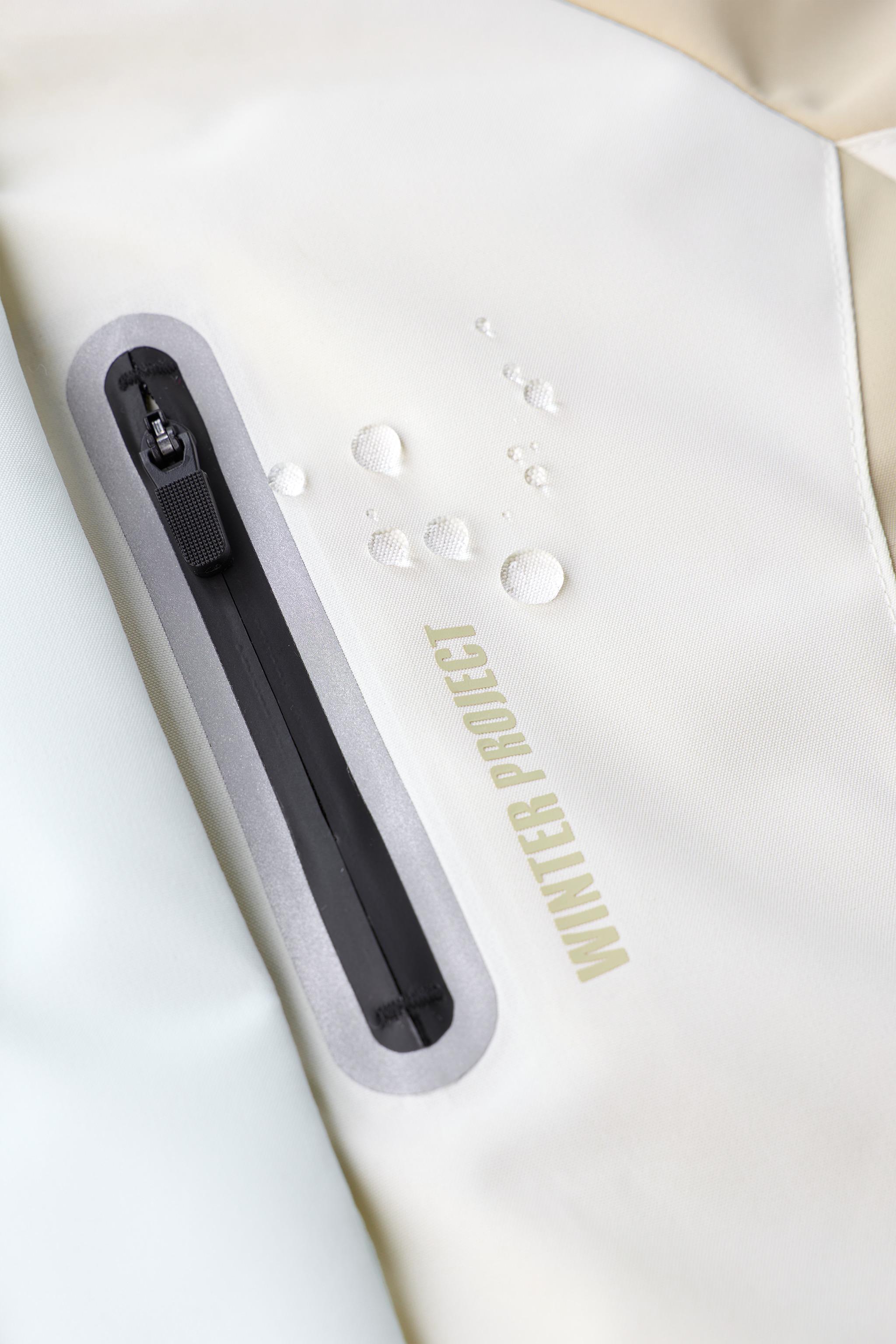 VESTE RÉSISTANTE À L'EAU ET COUPE-VENT COULEUR BLOCK